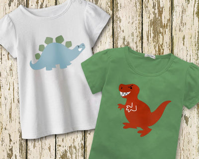 Angry Dinosaur Duo SVG Designed by Geeks 
