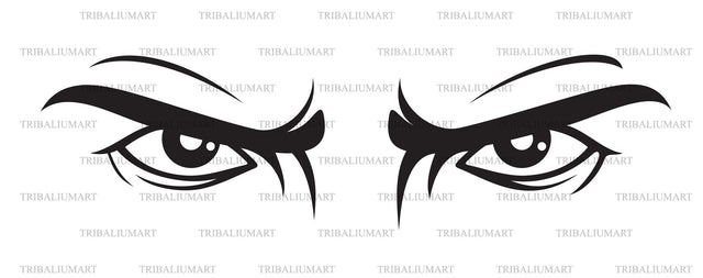 Angry look SVG TribaliumArtSF 