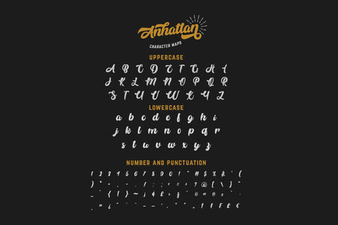 Anhattan - Retro Bold Script Font Font StringLabs 