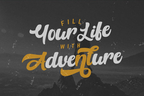 Anhattan - Retro Bold Script Font Font StringLabs 