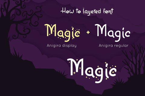 Anigira - Display Font Font Attype studio 