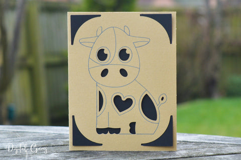 Animal card designs SVG Digital Gems 