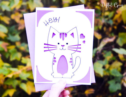 Animal card designs. SVG Digital Gems 