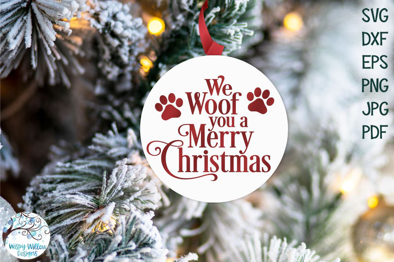 Animal Christmas Ornament SVG Bundle - So Fontsy