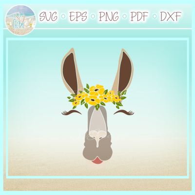 Animal Faces with Flowers SVG Bundle SVG SVGcraze 