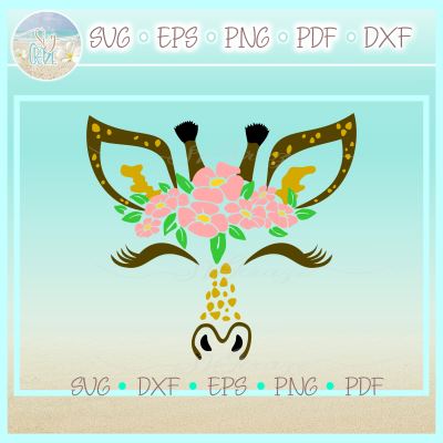 Animal Faces with Flowers SVG Bundle SVG SVGcraze 