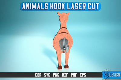 Animal Hook Laser Cut SVG | Animal Hook SVG Design | CNC Files SVG Fly Design 