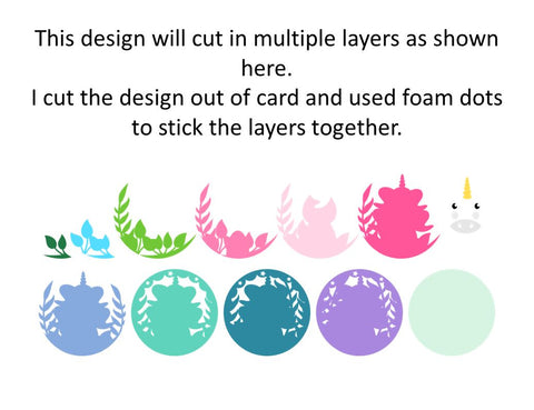 Animal Layered paper designs. Lion, Unicorn, Panda, Giraffe. SVG Digital Gems 