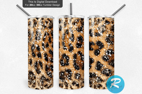 Animal Leopard 20 oz / 30 oz Tumbler PNG Sublimation Regulrcrative 