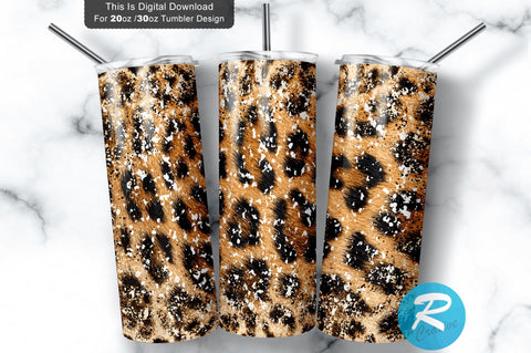 Animal Leopard 20 oz / 30 oz Tumbler PNG Sublimation Regulrcrative 