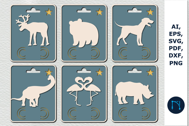 animal money card SVG bundle cut file SVG MD JOYNAL ABDIN 