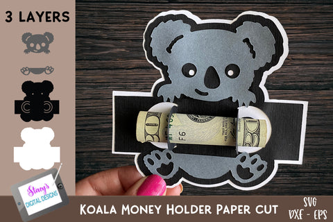 Animal Money Holder Bundle | Kids Money Card SVGs SVG Stacy's Digital Designs 
