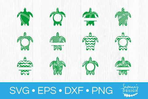 Animal Monogram Cut File Bundle SVG SavanasDesign 