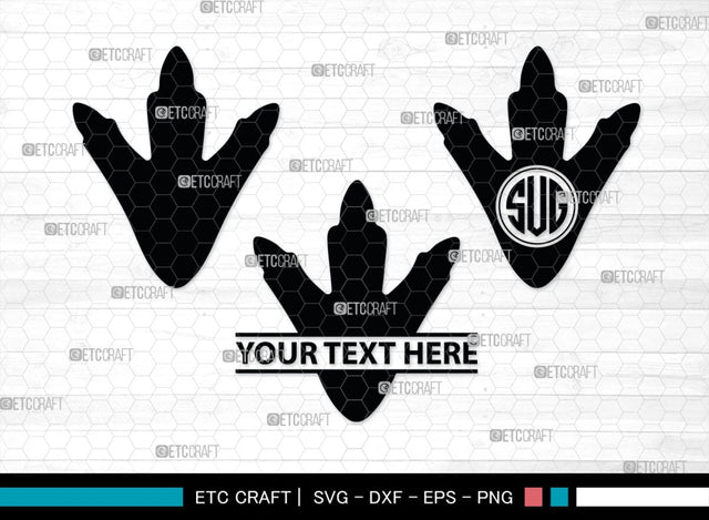 Animal Paw Monogram, Animal Paw Silhouette, Animal Paw SVG, Paw Print Svg, Dog Paw Svg, Cat Paw Svg, SB00223 SVG ETC Craft 