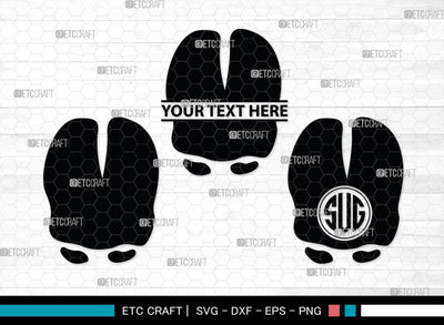 Animal Paw Monogram, Animal Paw Silhouette, Animal Paw SVG, Paw Print Svg, Dog Paw Svg, Cat Paw Svg, SB00223 SVG ETC Craft 