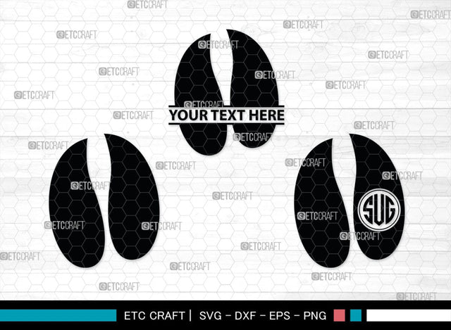 Animal Paw Monogram, Animal Paw Silhouette, Animal Paw SVG, Paw Print Svg, Dog Paw Svg, Cat Paw Svg, SB00223 SVG ETC Craft 