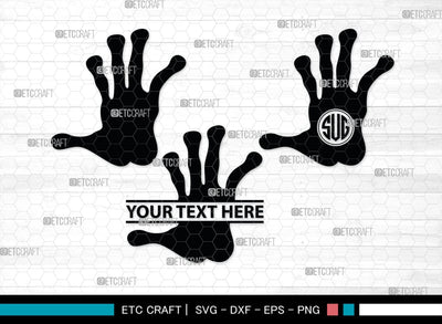 Animal Paw Monogram, Animal Paw Silhouette, Animal Paw SVG, Paw Print Svg, Dog Paw Svg, Cat Paw Svg, SB00223 SVG ETC Craft 