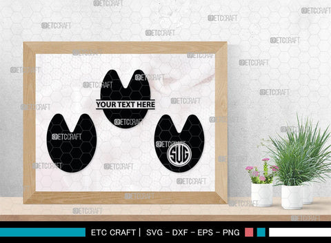 Animal Paw Monogram, Animal Paw Silhouette, Animal Paw SVG, Paw Print Svg, Dog Paw Svg, Cat Paw Svg, SB00223 SVG ETC Craft 