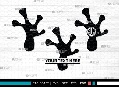 Animal Paw Monogram, Animal Paw Silhouette, Animal Paw SVG, Paw Print Svg, Dog Paw Svg, Cat Paw Svg, SB00223 SVG ETC Craft 