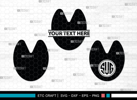 Animal Paw Monogram, Animal Paw Silhouette, Animal Paw SVG, Paw Print Svg, Dog Paw Svg, Cat Paw Svg, SB00223 SVG ETC Craft 