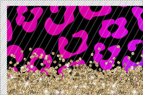 Animal Print 20oz Skinny Tumbler Sublimation Pattern Purple and Pink Sublimation Marlene Campos 