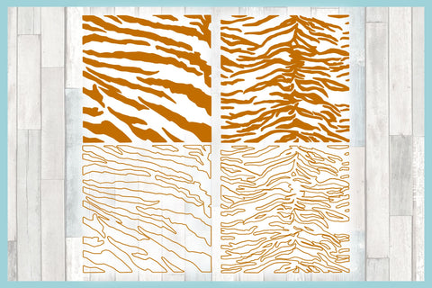 New Animal Fur Patterns Leopard Tiger Zebra Skin Print Rectangle