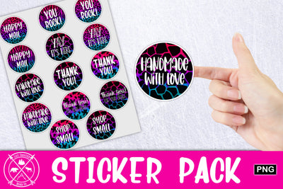 Animal Print business sticker pack|Sticker PNG Sublimation Last Frontier Design Co. 