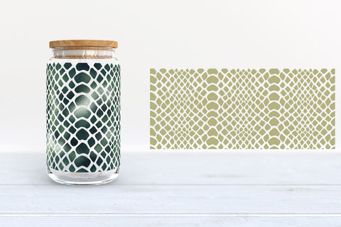 Animal Print Can Glass Wraps | 16oz and 20oz Libbey Glass SVG SVG B Renee Design 