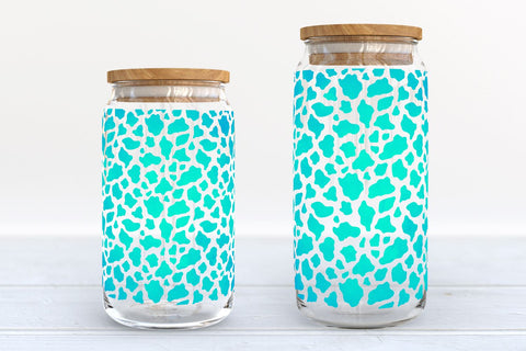 Leopard Skin Libbey 16 Oz and 20 Oz Can Glass Wrap, DIY for Libbey