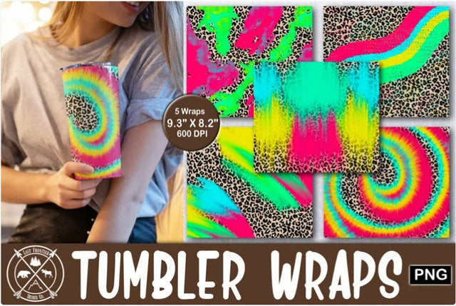 Animal Print Neon Summer Tumbler Sublimation Bundle Sublimation Last Frontier Design Co. 