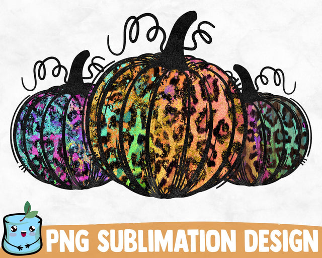 Animal Print Pumpkins Sublimation Design SVG MintyMarshmallows 
