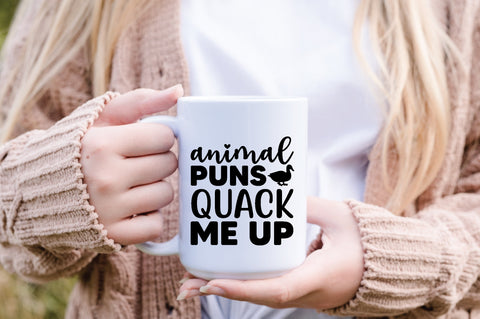 animal puns quack me up SVG SVG buydesign 