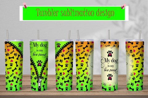 Animal tumbler | My dog is my Sublimation Svetana Studio 