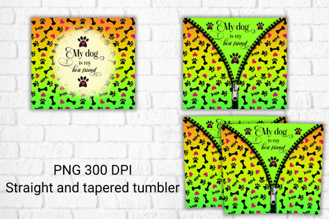 Animal tumbler | My dog is my Sublimation Svetana Studio 