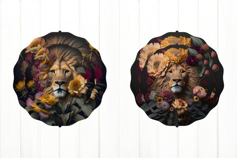Animal Wind Spinner PNG. Wild Animal Wind Spinner Bundle Sublimation Olga Terlyanskaya 