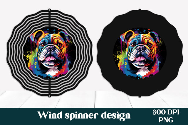 Animal wind spinner sublimation | Dog wind spinner Sublimation Svetana Studio 