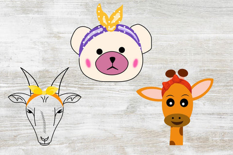 Animal with Bandana SVG Bundle SVG Regulrcrative 