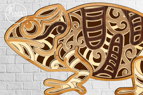 Animals Bundle, Set of 8 Multilayer Laser Cut Files, Mandala, SVG, 3D Designs, Mini Design Bundles SVG LaserCutano 