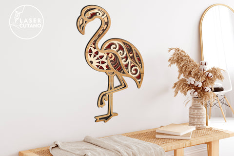 Animals Bundle, Set of 8 Multilayer Laser Cut Files, Mandala, SVG, 3D Designs, Mini Design Bundles SVG LaserCutano 