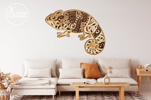 Animals Bundle, Set of 8 Multilayer Laser Cut Files, Mandala, SVG, 3D Designs, Mini Design Bundles SVG LaserCutano 