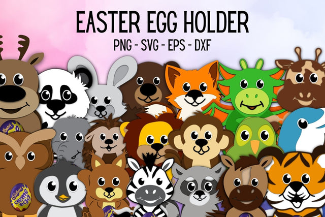 Animals Egg Holders SVG SVG SvgOcean 