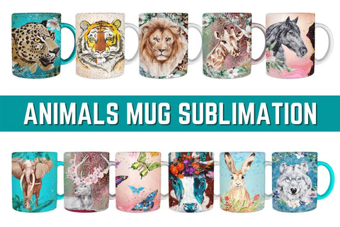 Animals Mug Sublimation Sublimation SvgOcean 