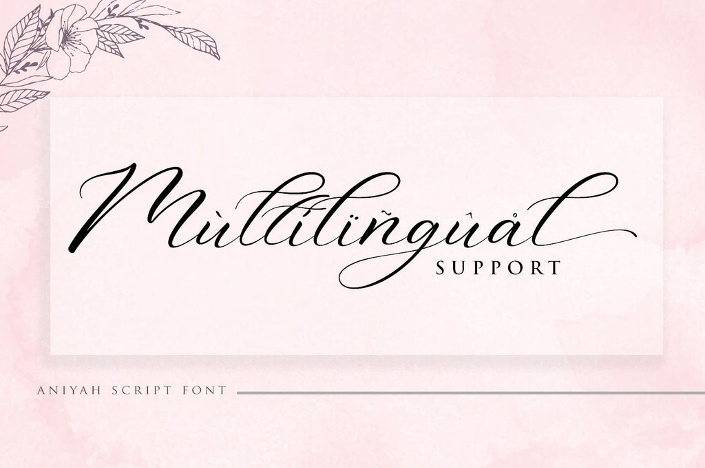 Aniyah Script - So Fontsy