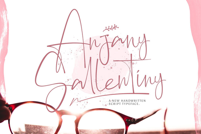 Anjany Sallentiny - Handwritten Font Font StringLabs 