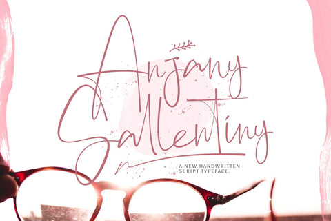 Anjany Sallentiny - Handwritten Font Font StringLabs 