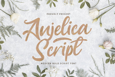 Anjelica Script - Bold Script Font Font StringLabs 