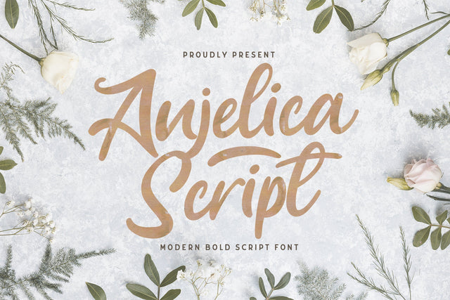 Anjelica Script - Bold Script Font Font StringLabs 