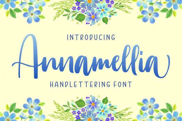Annamellia – Handlettering Fonts Font Good Java 