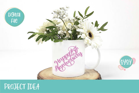 Anniversary Cake Toppers Bundle SVG | Happy Anniversary SVG SVG OyoyStudioDigitals 