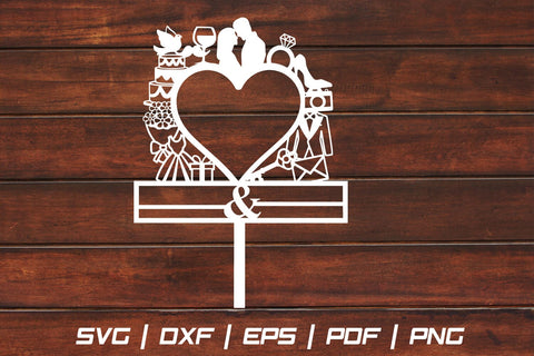 Anniversary Frame Craft Paper cut SVG Johan Ru designs 